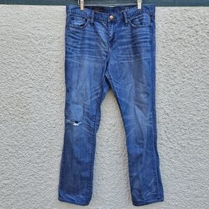 J. Crew Slim Broken in Boyfriend jeans size 31 medium wash 28 inch inseam